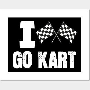 I love/win go kart Posters and Art